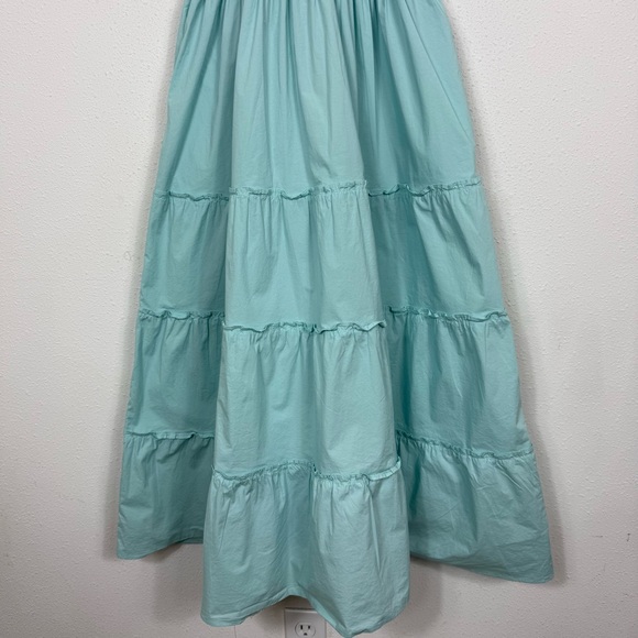 Hill House Home Ellie Nap Midi Sleeveless Blue Dress Sz Small - Picture 9 of 12